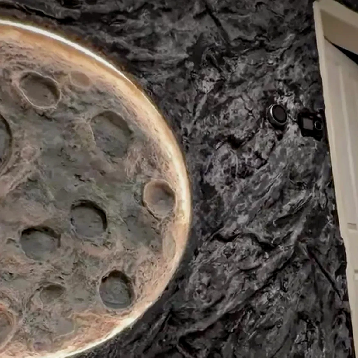 Rock Feature Walls UK - Luxury Rock Wall featuring Moon in Manchester and Cheshire